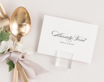 Elizabeth Place Cards - Deposit - Wedding Place Cards - Escort Cards