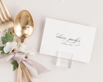 Haley Place Cards - Deposit - Wedding Place Cards - Escort Cards