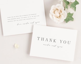 Amelia Wedding Bedankkaarten - Bedankkaarten voor bruiloften - Bedankkaarten voor bruiloften