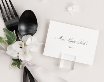 Delicate Elegance Place Cards - Deposit - Wedding Place Cards - Escort Cards