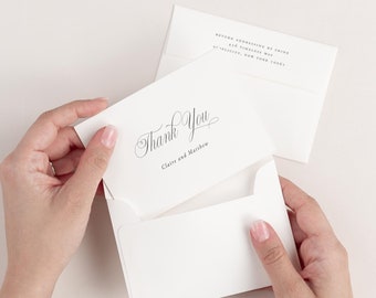 Garden Elegance Wedding Thank You Cards & Envelopes