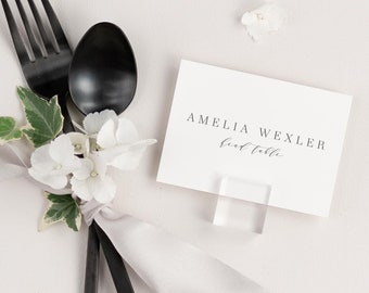 Amelia Place Cards - Deposit - Wedding Place Cards - Escort Cards