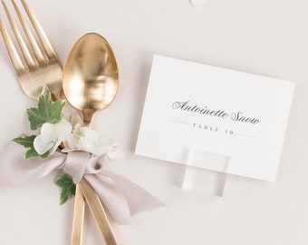 Zarah Place Cards - Deposit - Wedding Place Cards - Escort Cards