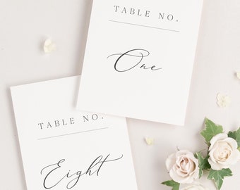 Annalena Table Numbers - 4x6" - Wedding Table Numbers