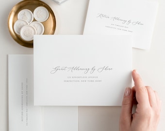 Envelope Addressing: Guest, Return, and Name Printing