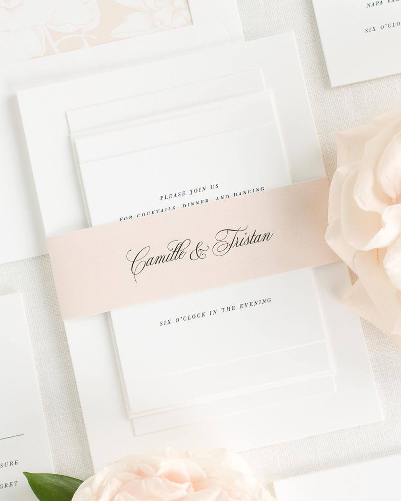 Deposit Camille Wedding Invitation