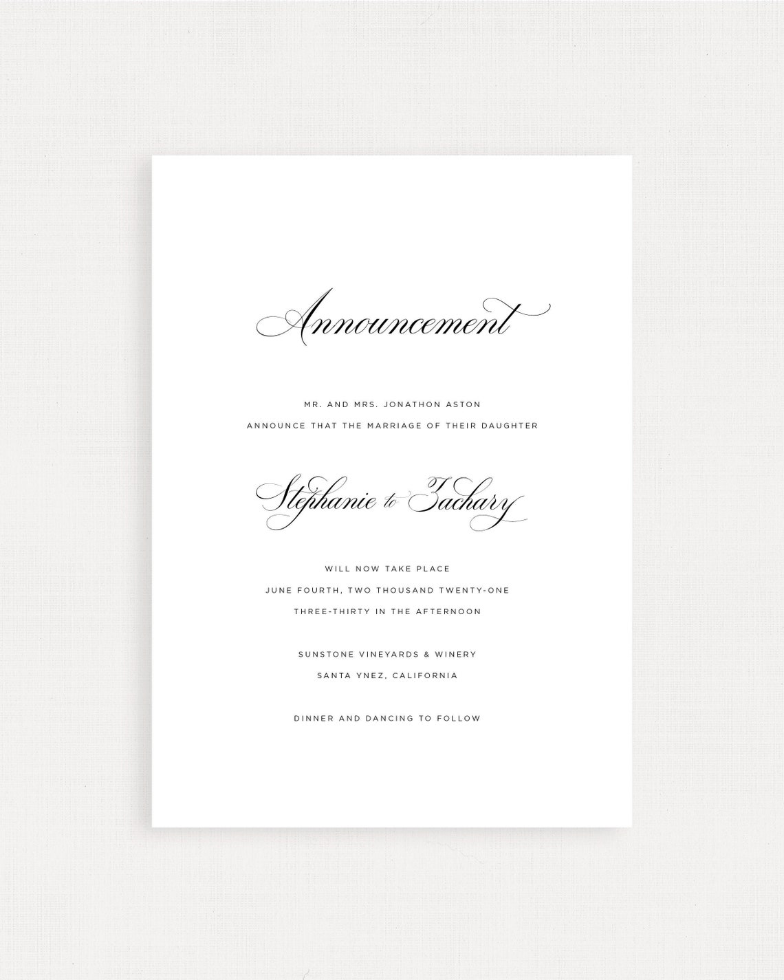 Verschiebung Ankündigung Hochzeit Vorlage Digital einfache Etsy