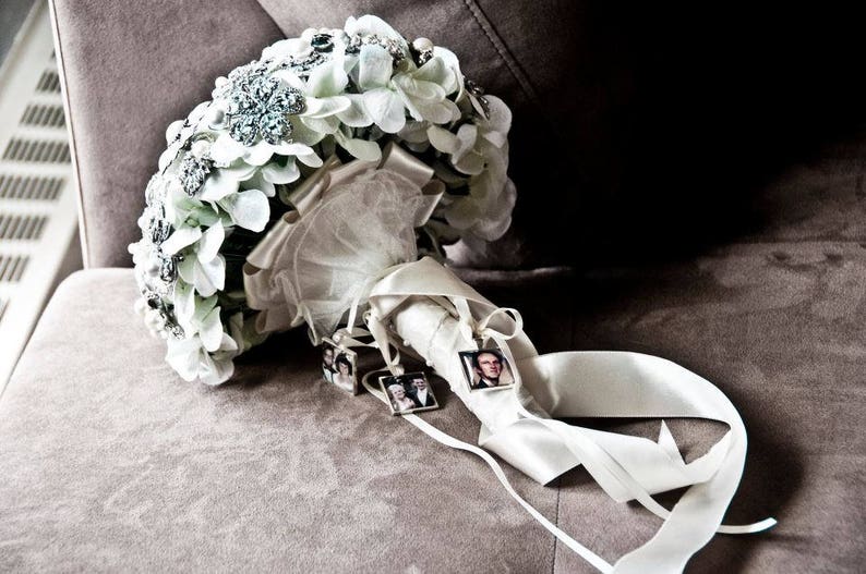 Bridal Bouquet Charm Wedding Bouquet Charm Bridal Charm Photo Memory Charm