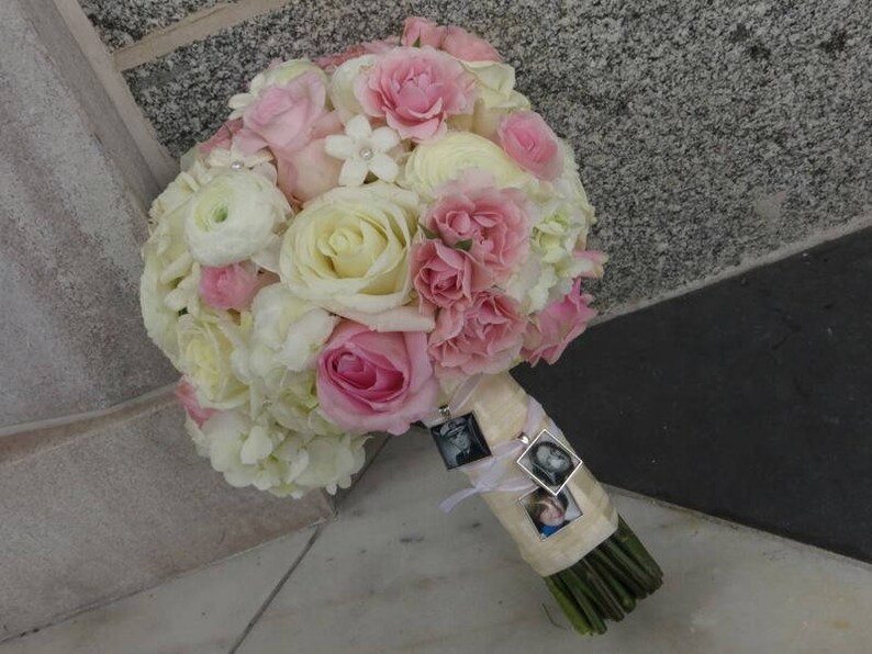 Bridal Bouquet Charm Wedding Bouquet Charm Bridal Charm Photo Memory Charm