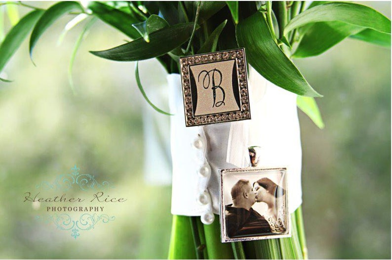 Bridal Bouquet Charm Wedding Bouquet Charm Bridal Charm Photo Memory Charm