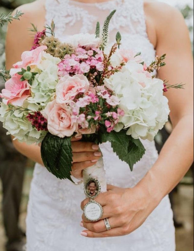 Memorial Bridal Bouquet Charm Walk with me today Dad