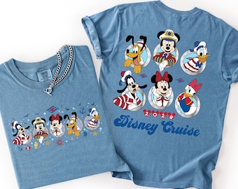 Comfort Colors Disney Cruise 2026 Squad Shirt, Mickey and Friends Cruise Tee, Disney Cruise Trip Shirt, Disney Summer Shirt, Disney Vacation