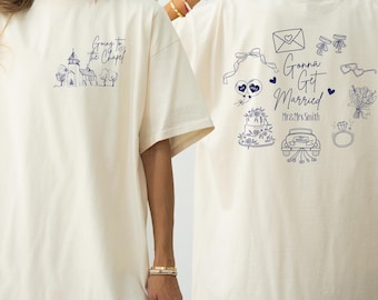 Comfort Colors®Going To The Chapel Future Mr&Mrs T Shirt, Custom Bride T shirt, Engagement Shirt Getting Married Shirt, Engagement Gifts