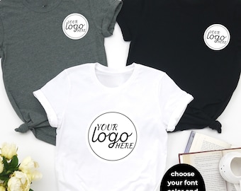 Custom Logo Shirts, Personalized Logo Shirt, Custom Design Shirt, Custom Text Shirt,Your Business Logo or Brand Logo T Shirt,Team Logo Shirt