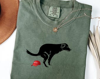 Subtle Anti Trump Comfort Colors Shirt, Funny FDT Dog Tshirt, Protest Maga Hidden Message Sweatshirt, Anti Trump Long Sleeve,Pro-Democracy