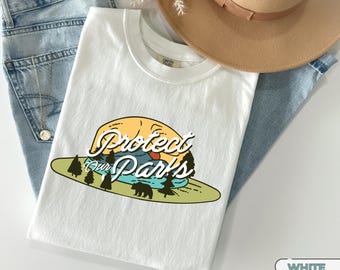 Comfort Colors®Protect National Parks Shirt,Support National Parks Shirt, Granola Girl Shirt,Respect the Local Wildlife Tshirt,camping Tee