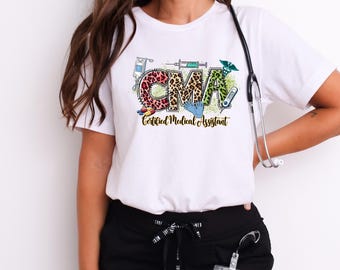 Medical Assistant Shirt CMA Shirt Med Assistant TShirt Certified Medical Assistant T shirt PCT gifts, Gift for Medical Assistant Sweatshirt
