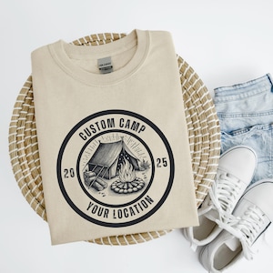 Custom Camp Shirt, Camp Life Shirt, Camping Friend Gift, Summer Camp Shirt, Camping Shirt, Family Camping, Personalized Camp Shirt, Camping