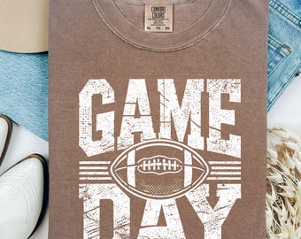 Comfort Colors® Football Season Shirt, Football Mama T Shirt, Football Game Day T-Shirt, Football Fall Season Tee