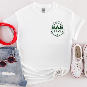 Custom Camping Tshirt, Customized Camp Walden Shirt, Parent Trap Shirt, Bachelorette Camp Party, Bachelorette Theme, Nature Lover Gifts