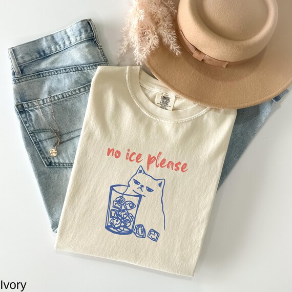 No Ice Shirt with Cat, Pro Immigration Shirt, Abolish ICE TShirt, Anti ICE Political Shirt, Social Justice Shirt, Fuck ICE, Feminist Shirt