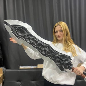Chaoseater Sword Darksiders Custom Cosplay Sword Prop – Handmade Fantasy Replica for Convention or Display – Durable & Lightweight