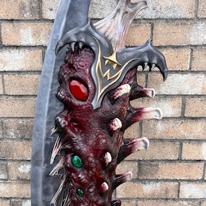 Devil Sparda Demon Sword Devil May Cry Custom Cosplay Prop – Handmade Replica for Convention or Display