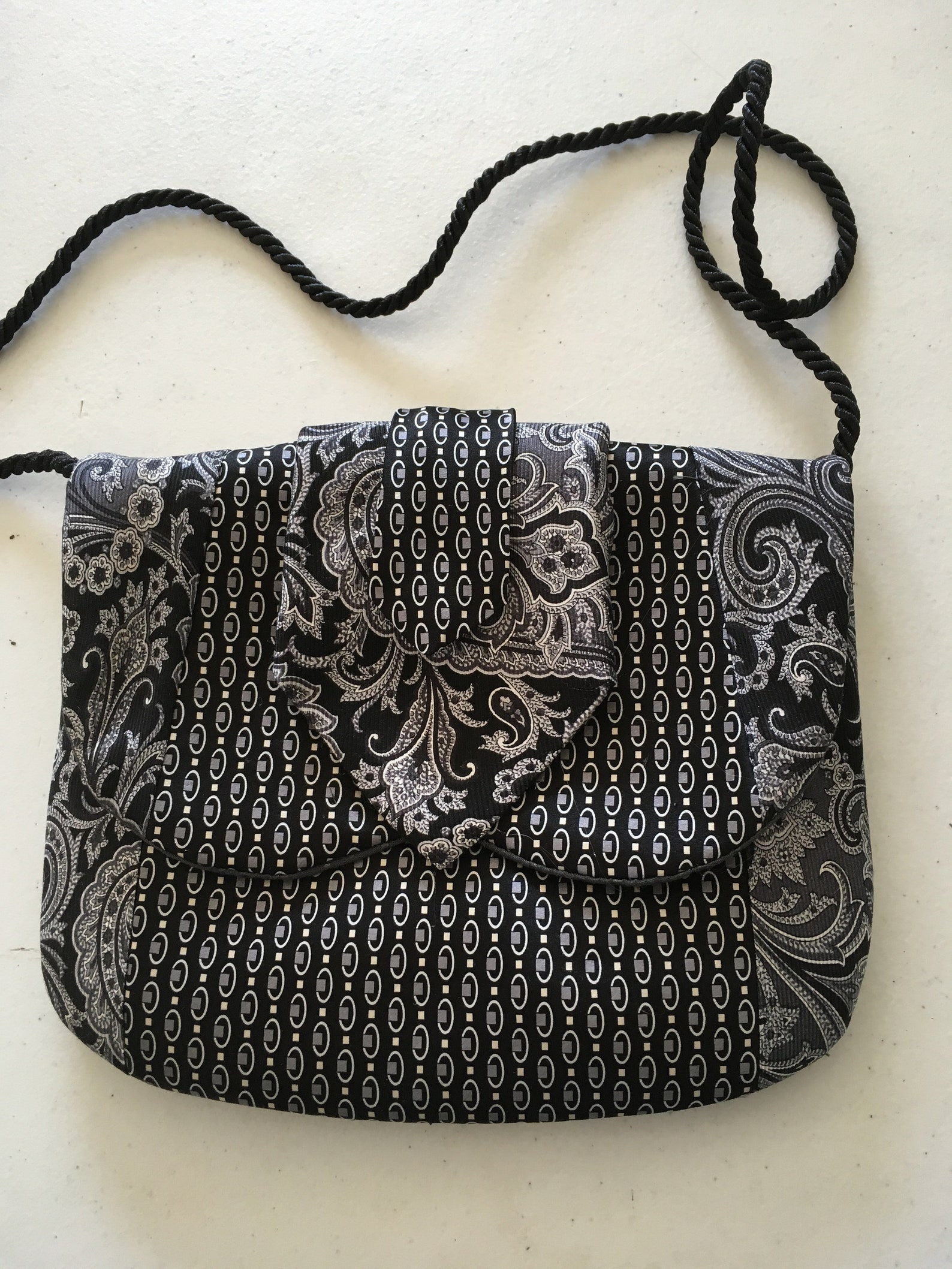 necktie purse pattern free