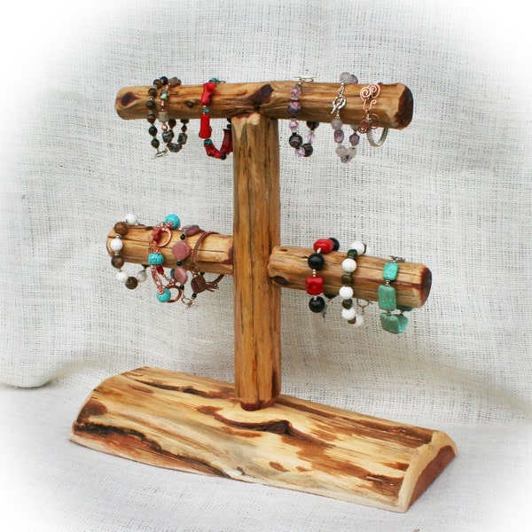Jewelry Display, Solid Cedar, Necklaces, Bracelets, Chokers