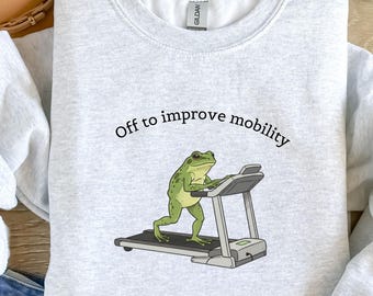 Funny Frog Physical Therapy Sweatshirt, Rehab Therapist Gift