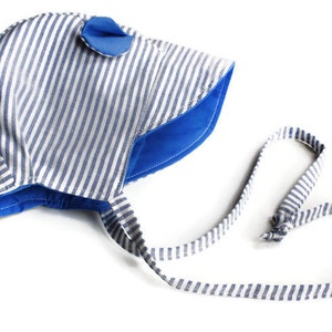Short Brimmed Baby Bonnet Sewing Pattern // Boy Sun Bonnet // Reversible Baby Bonnet // Baby Sun Bonnet // Sewing Pattern // Baby Hat image 3