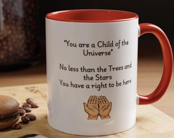 Taza de café espiritual inspiradora, cerámica con energía positiva, regalo motivador