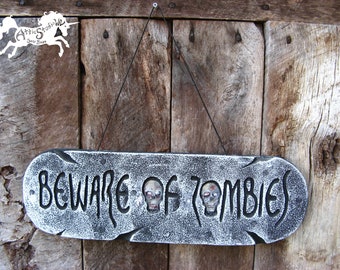 Dont Open Dead Inside Zombie Warning Halloween Poster 12 x 8 Prank Trick Metal Sign for Door Wall Decor
