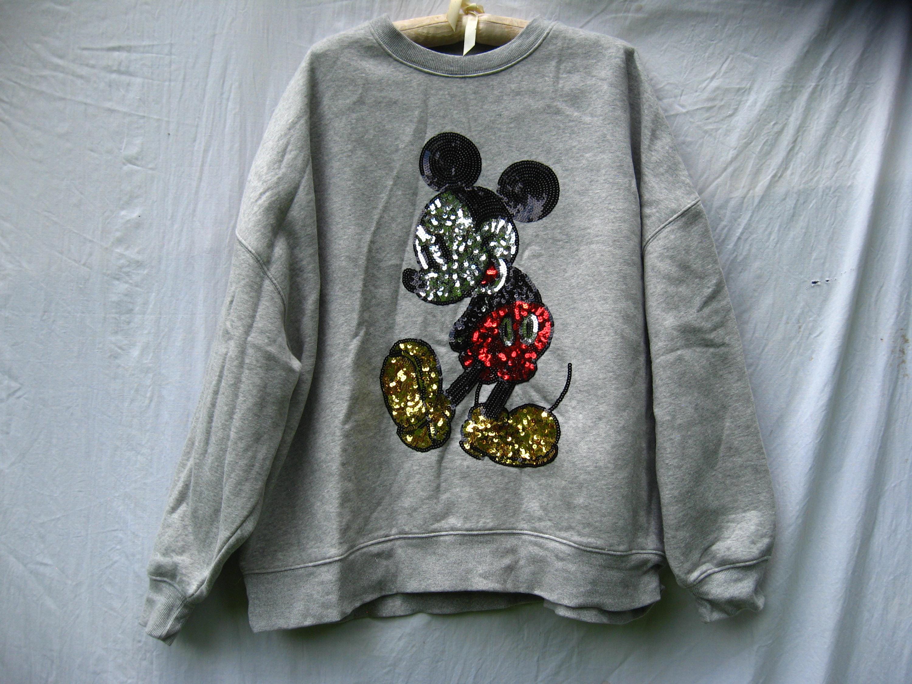 Disney Sequin Forever 21 Mickey Mouse Hoodie Sequin Mickey Mouse