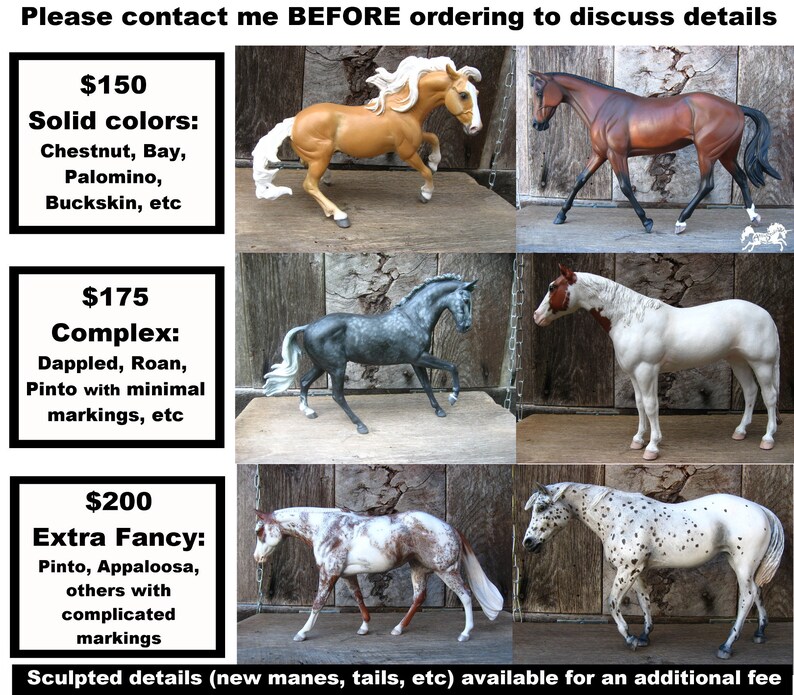 Breyer Horse Custom MADE To ORDER 9 Inch Traditional Figure Etsy