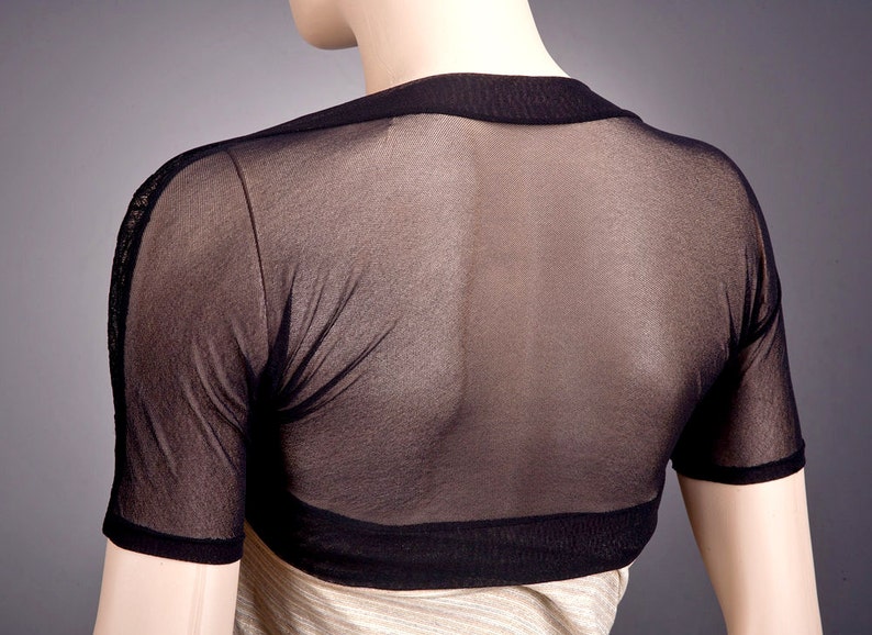 BLACK LACE Bolero Short Sleeve Bolero Short Sleeve Lace Etsy