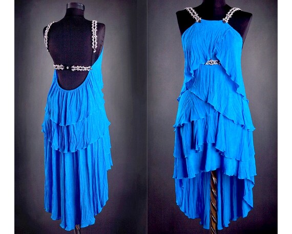 Royal Blue Dressblue Prom Dressunique Dressshort Prom Etsy