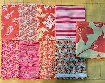 Pinks FQ Bundle by Joel Dewberry for Free Spirit - new unwashed quilt shop quality RWQ! ryanwalshquilts Out of Print Rare