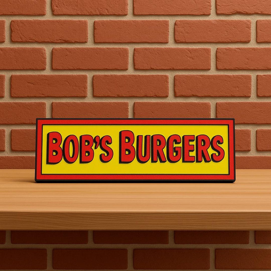 Bob’s Burgers 3D Sign – Fan Art Display Piece | Collectible - Etsy UK