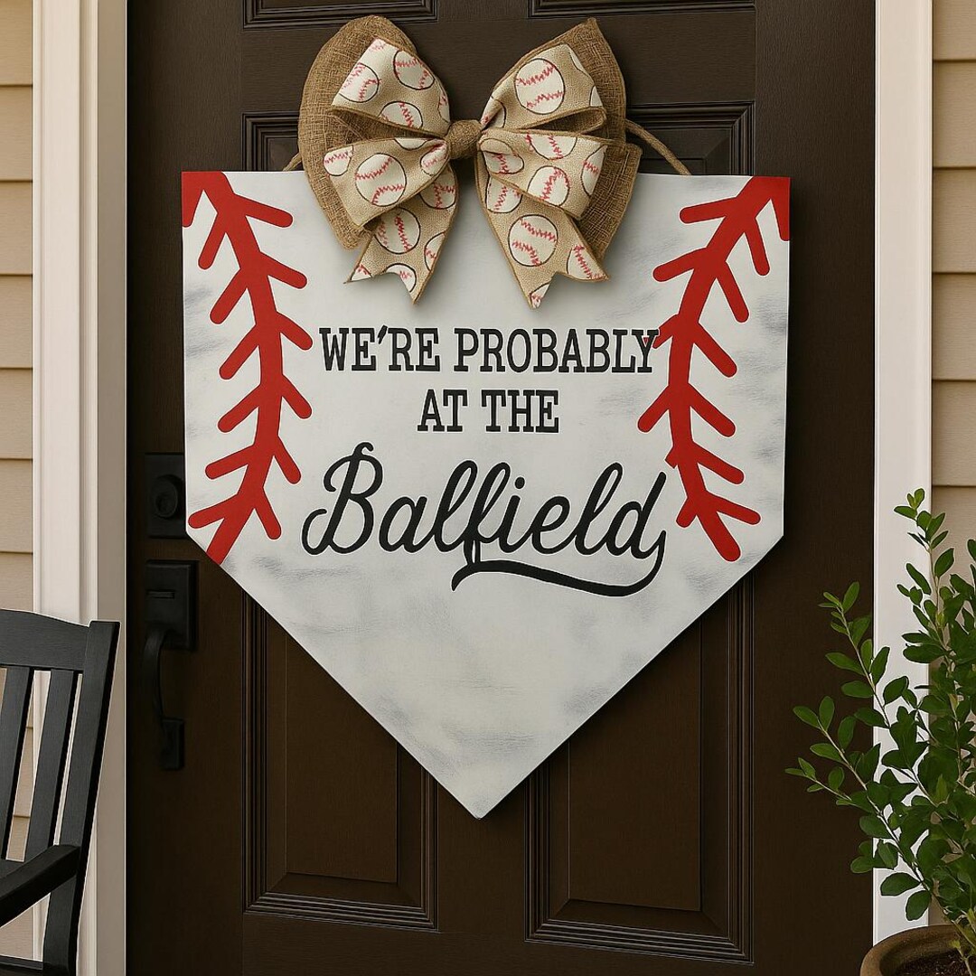 Baseball Heart Sign: 3D Lettering, Distressed 18-inch Decor - Etsy