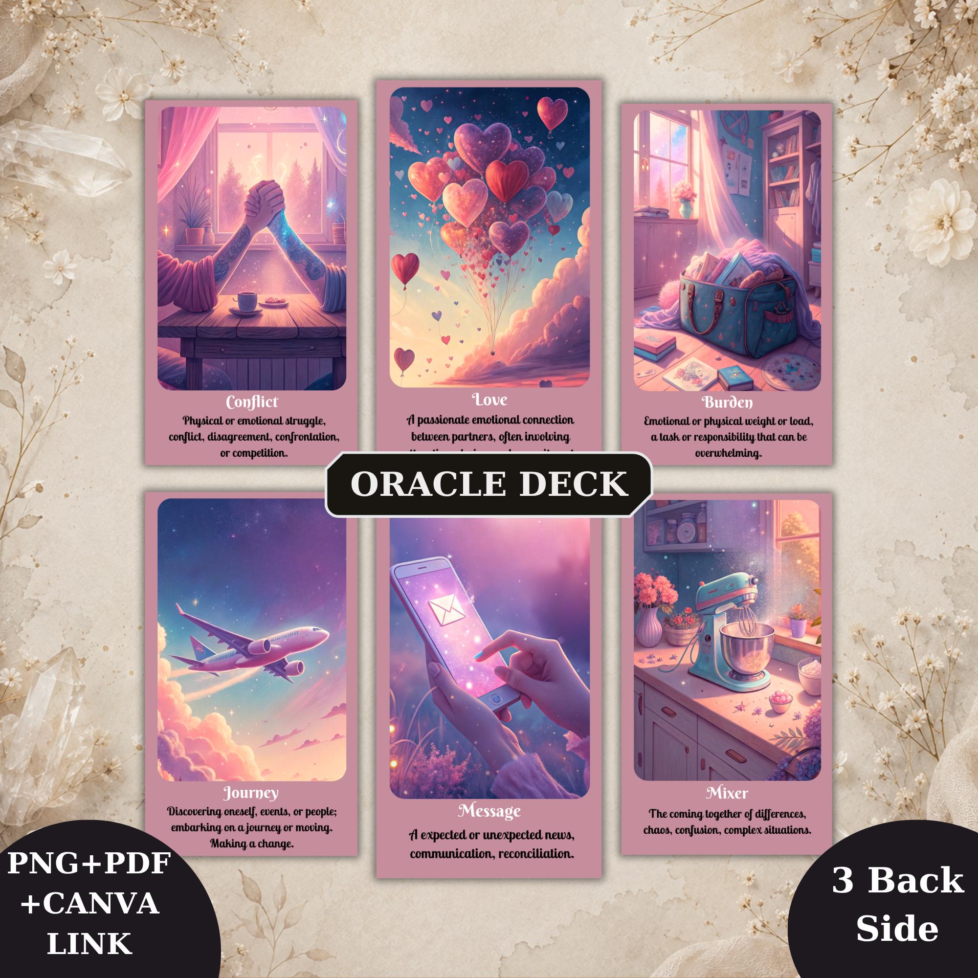Pink oracle cards - Etsy 日本