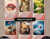 Oracle Tarot Deck, Printable Tarot, Unique tarot deck,Digital Download