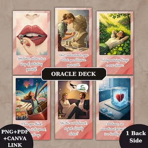 Tarot deck , Oracle - lenormand tarot cards deck, Printable Tarot cards, Unique tarot deck, Tarot PNG, Digital Download, Tarot Deck