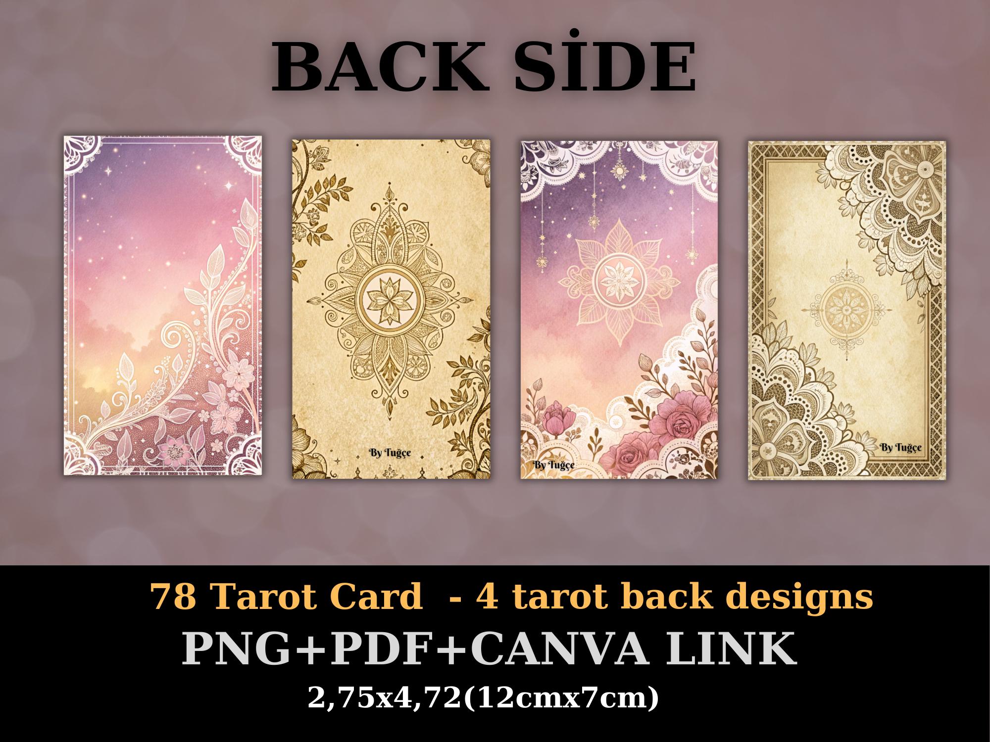 Printable Tarot Deck, 78 Cards, Digital Cards Deck, Unique Tarot Deck ...