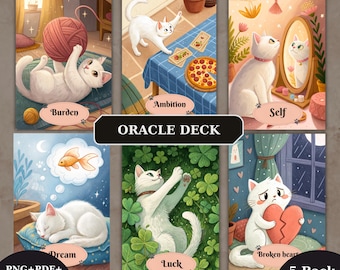 Tarot Deck Oracle , Printable Tarot deck,Tarot PNG, Digital Download, Lenormand tarot deck