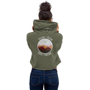Create> Consume -Women's Crop Hoodie
