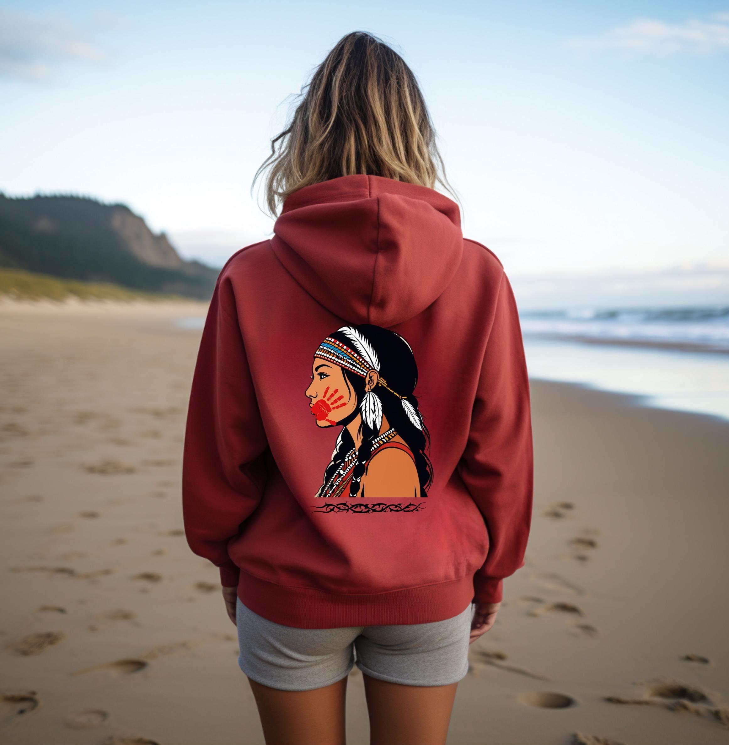 Native Ribbon Hoodie - Etsy Canada