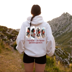 MMIW Empowering Unisex Hooded Sweatshirt | Support Indigenous Women, Cozy Sweatshirt, Awareness Apparel, MMIV Tribute