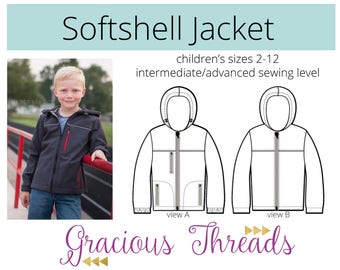 Softshell-Jacke PDF-Muster 2t-12