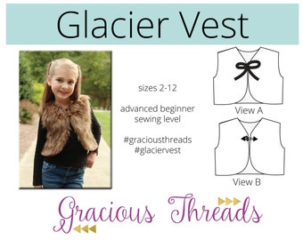 Glacier Vest pdf sewing pattern